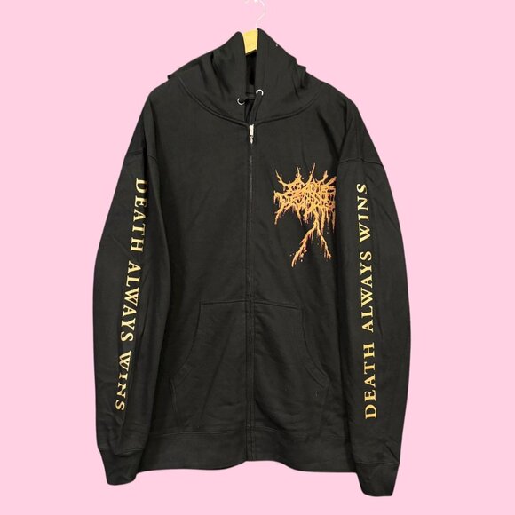 Cattle Decapitation Death Atlas Death Metal Band Zip-Up Hoodie XL - Picture 1 of 4